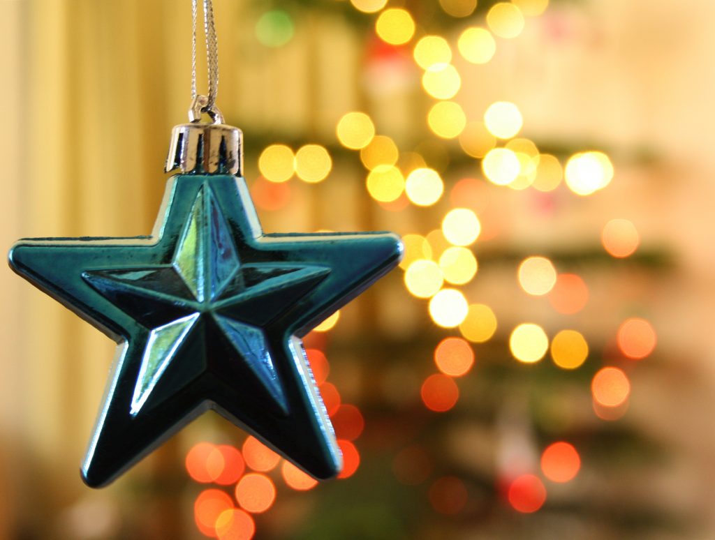 "Christmas ornaments - HBW" by Bhavna Sayana is licensed under CC BY